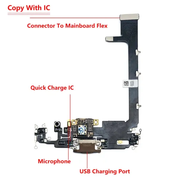 iPhone 11 Pro Max Fast Charging USB Dock with Microphone - Image 3