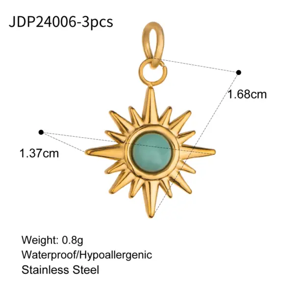 3PCS Sea Star Shell Charms for Jewelry Making - Image 26