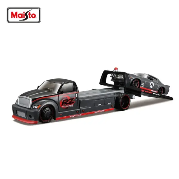 Maisto 1:64 Diecast Transport Trailer Set - Image 4