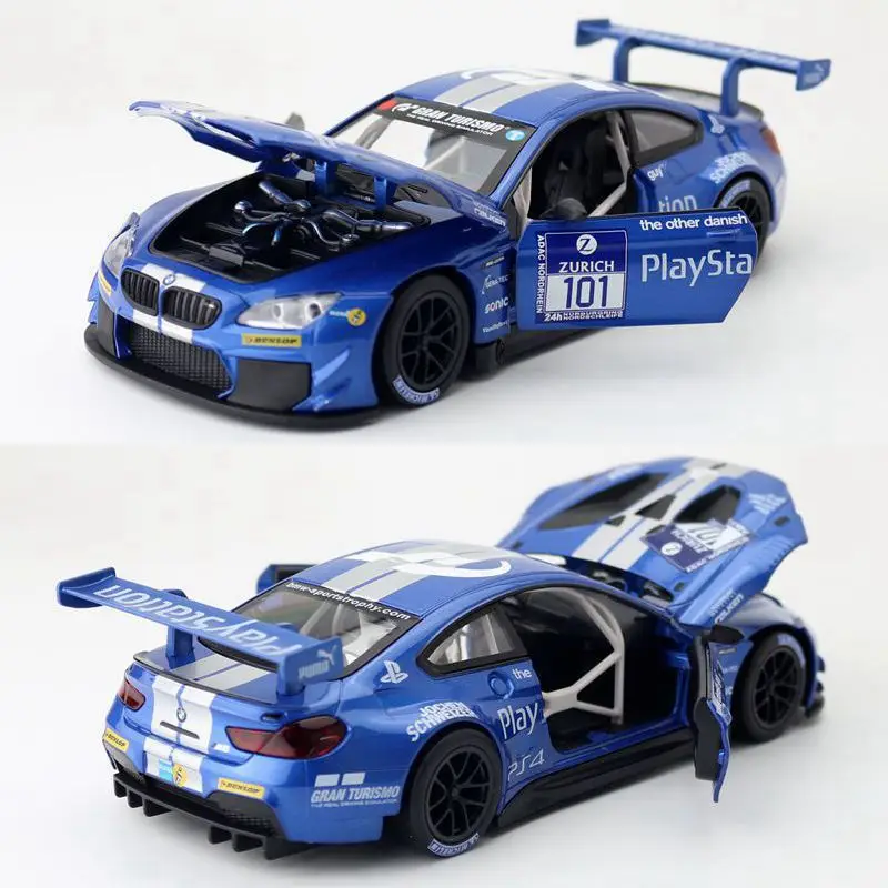 1:24 BMW M6 GT3 Diecast Racing Car Model 9 1:24 BMW M6 GT3 Diecast Racing Car Model - Image 9