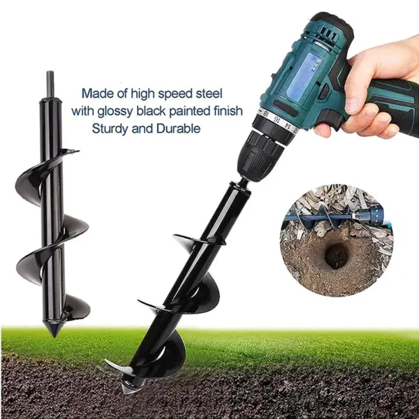 Garden Soil Auger Drill Bit for Planters - Image 3