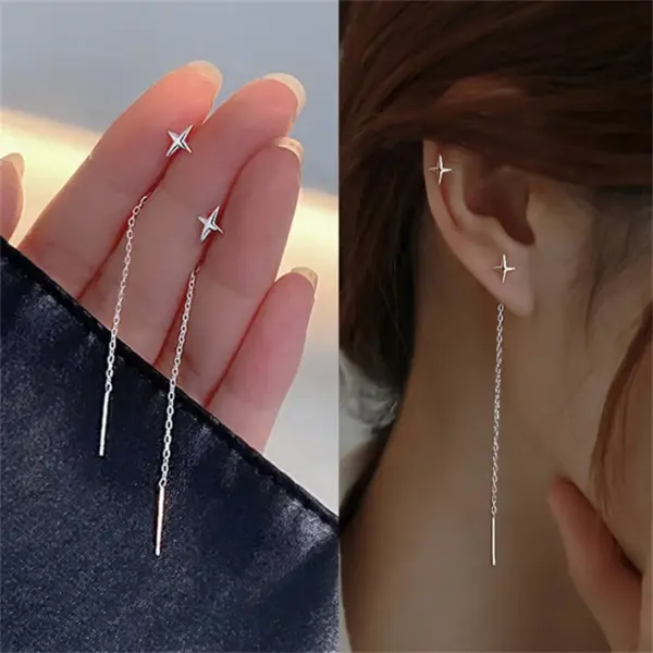 Vintage Butterfly Dangle Earrings for Women - Image 12