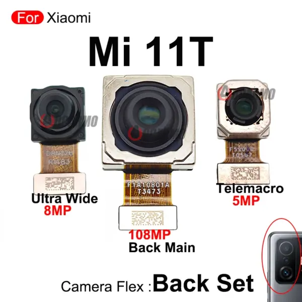 Aocarmo Xiaomi 11T Rear Camera Flex Set - Image 6