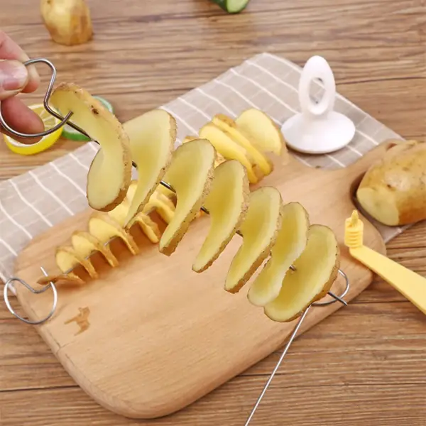 Manual Spiral Potato Cutter with 4 Sticks - Image 6