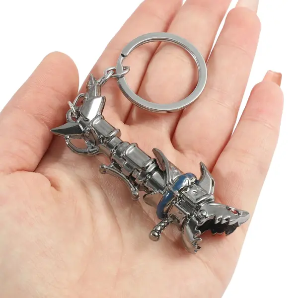 Robotic Shark Jinx Cannon Metal Keychain - Image 5