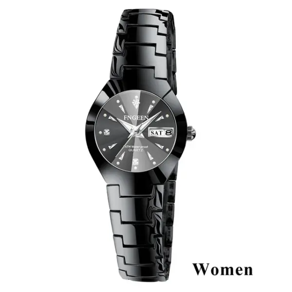 FNGEEN 5808 Stainless Steel Couple Watch - Image 8