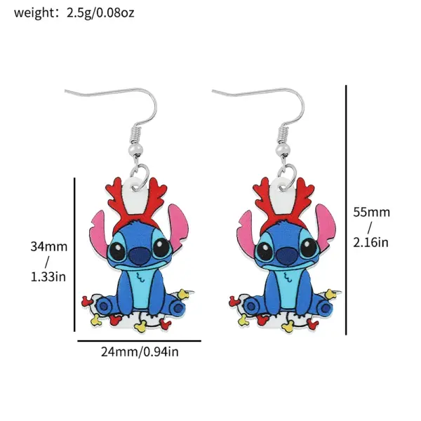 Lilo and Stitch Acrylic Drop Earrings - Image 15