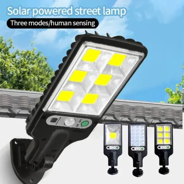 Solar Powered LED Wall Lamp with Motion Sensor - Image 2