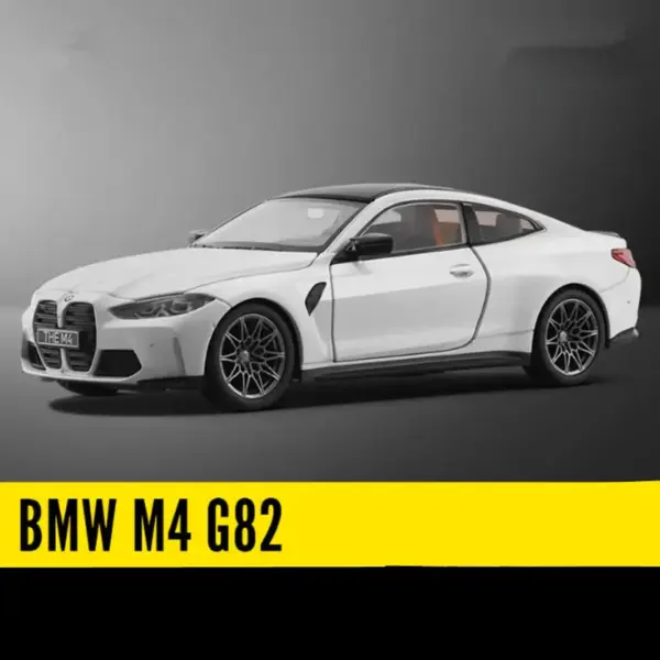 1:23 BMW M4 G82 Diecast Sports Car Model - Image 11