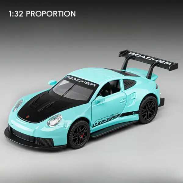 1:32 GT3RS Diecast Model Car with Sound & Light - Image 8