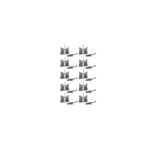 10 Sets Z-8 Helicopter Model Kits 1/2000 to 1/350 - Image 7