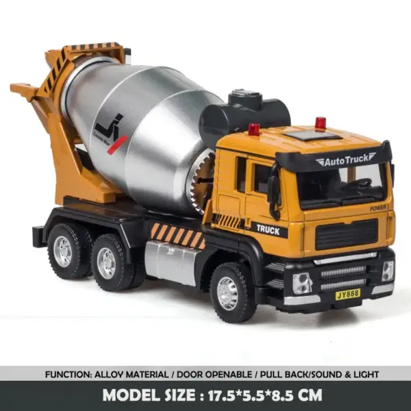 1/50 Scale Diecast Alloy Engineering Vehicle Model - Image 7