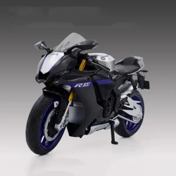 1:12 Yamaha YZF-R1M Diecast Motorcycle Model - Image 8