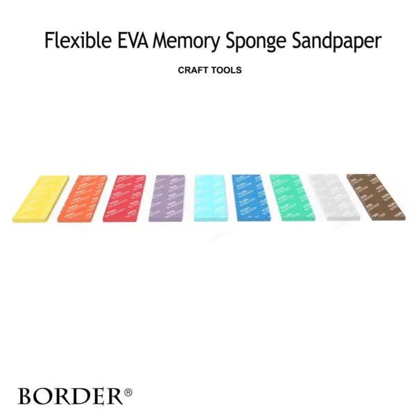 Flexible Sandpaper Sponge for Model Making 18pcs - Image 3