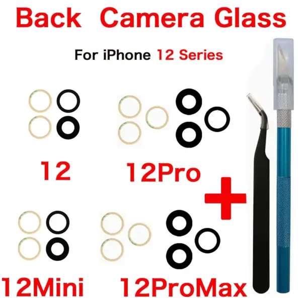iPhone Rear Camera Lens Replacement Kit - Image 4