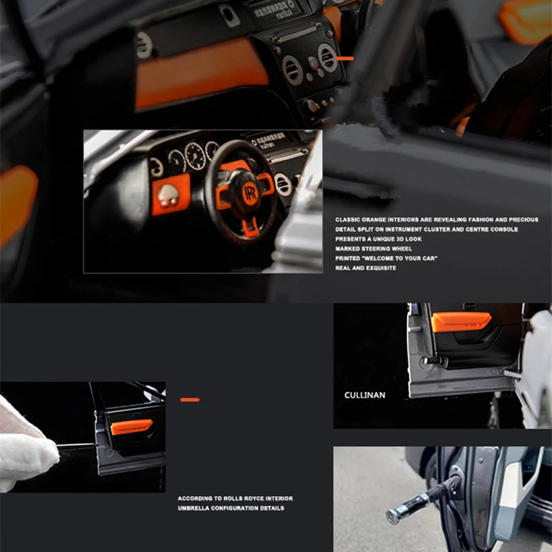 1/20 Rolls Royce SUV Cullinan Diecast Model 5 1/20 Rolls Royce SUV Cullinan Diecast Model - Image 5