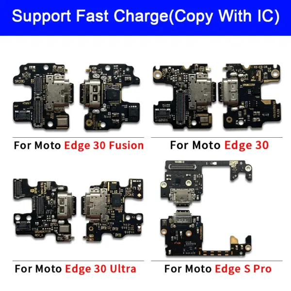 USB Charging Port Flex Cable For Moto Edge 20 Lite S - Image 2