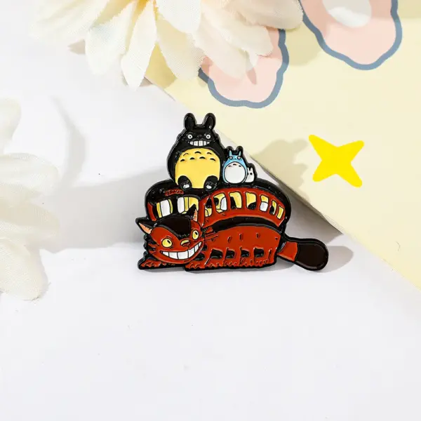 Totoro Metal Badge Brooch Unique Collectible - Image 4