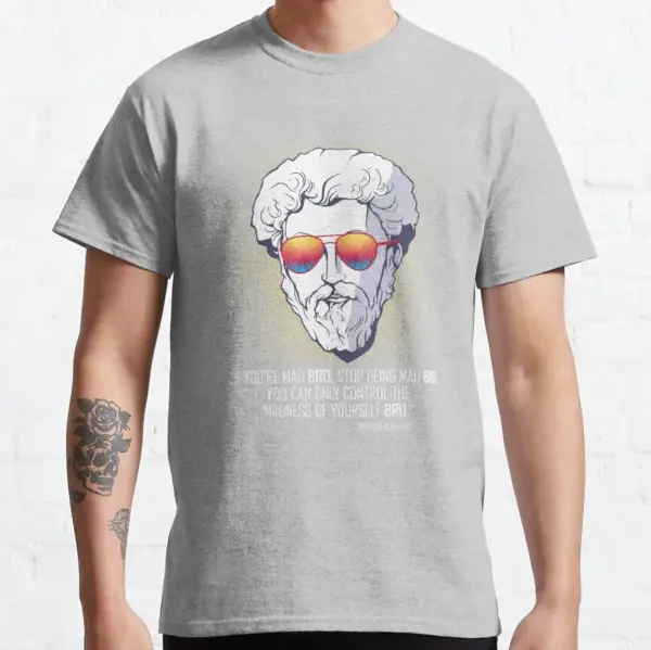 Tropical Stoic Graphic T-Shirt for Men - Image 10