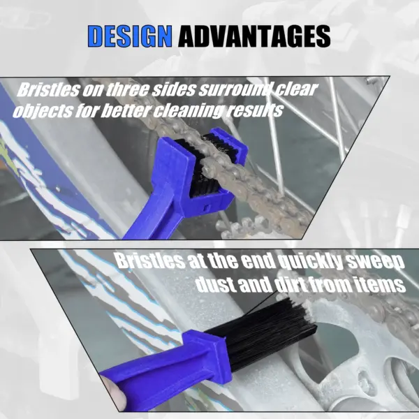 Motorcycle Chain Cleaning Brush Tool for Various Brands - Image 2
