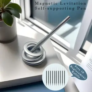 Magnetic Levitation Signature Pen with Refills