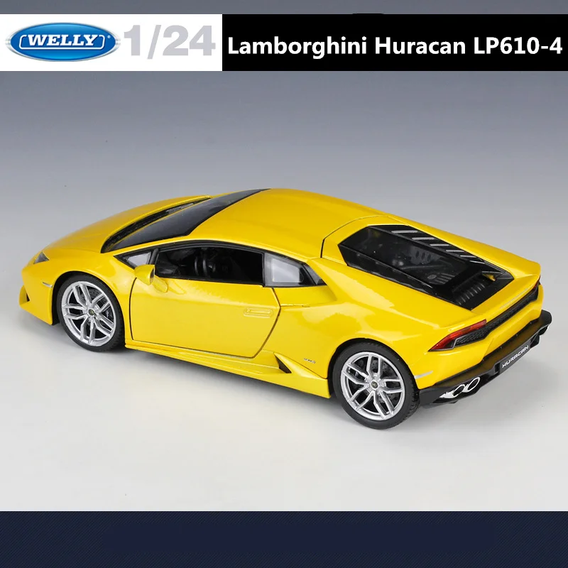1:24 Lamborghini Huracan LP610-4 Diecast Model 5 1:24 Lamborghini Huracan LP610-4 Diecast Model - Image 5