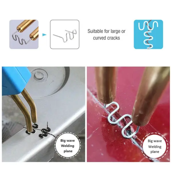 1000PC Pre-Cut Wave Staples for Bumper Repairs - Image 6