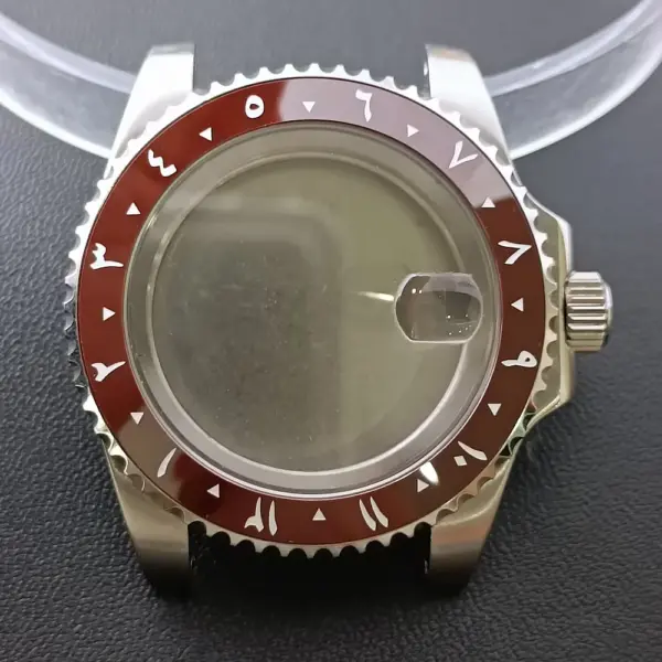 NH35 GMT 40.5mm Stainless Steel Watch Case - Image 6