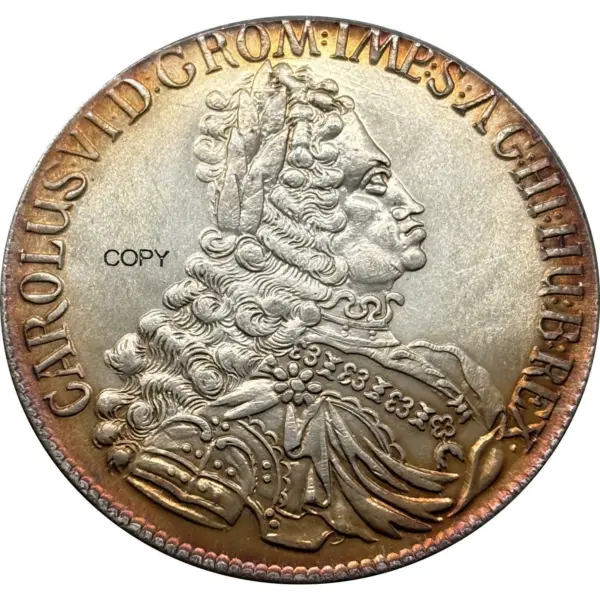 Austrian Empire 1721 Charles VI Thaler Replica - Image 5
