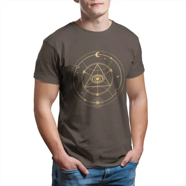 Enlightenment Sacred Geometry Cotton T-Shirt - Image 10
