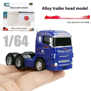 1:64 Alloy Diecast Double Decker Container Truck 56 S6705f37d31b941b680e9cb26f94fa4a7K