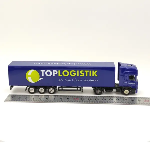 Diecast Alloy Large Transport Vehicle Model - Image 6