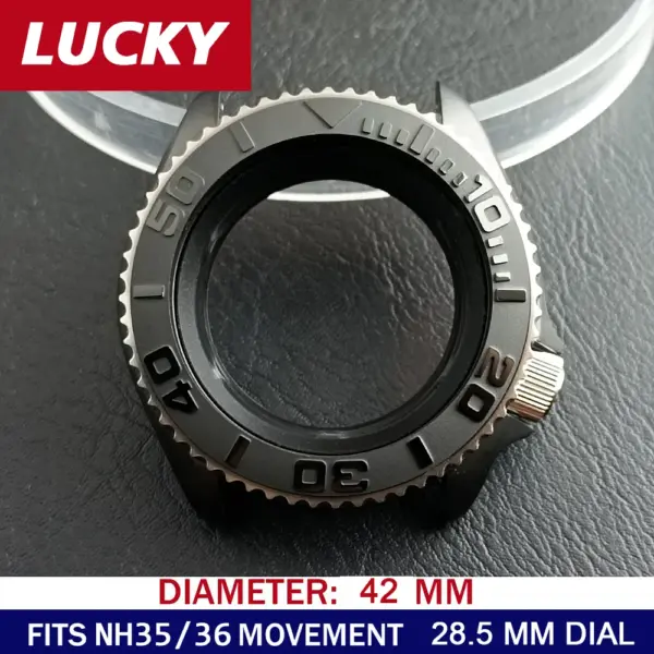 N H35 42mm Stainless Steel Watch Case - Image 38