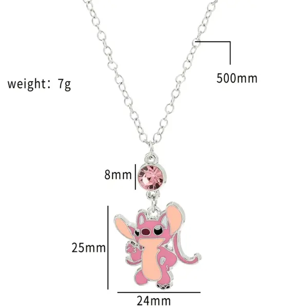 Lilo & Stitch Cartoon Pendant Necklace - Image 4