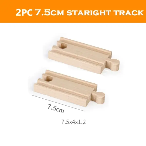 Wooden Train Track Accessories for Railway Fun - Image 29