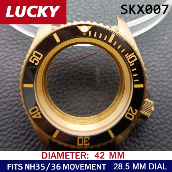 N H35 42mm Stainless Steel Watch Case - Image 12