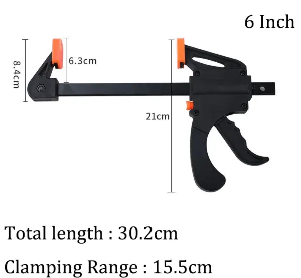 FATCOOL 12 Inch Ratchet F Clamp for Woodworking - Image 9