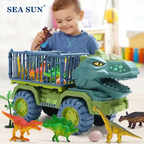 Dinosaur Truck Transport Carrier Toy for Kids - Image 6