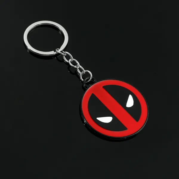 Deadpool Antique Finish Metal Keychain - Image 4