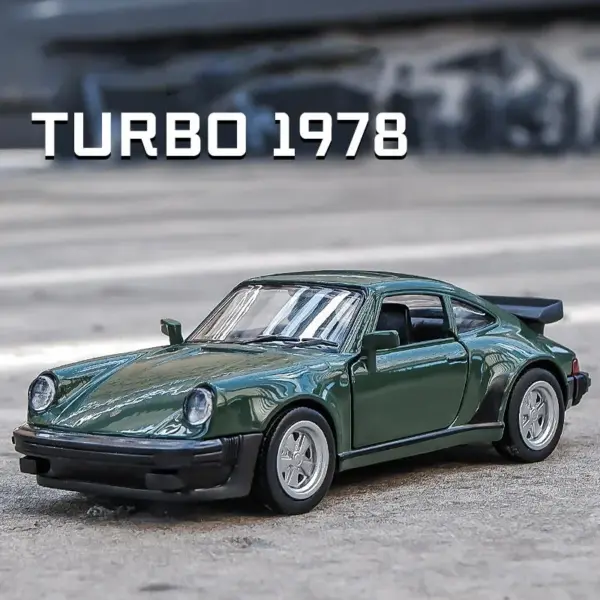 1:36 Metal Alloy 1978 Porsche 911 Turbo Model - Image 2