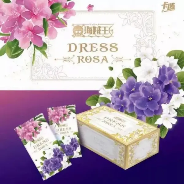 One Piece Dress Rosa Trading Card Booster Box - Image 5