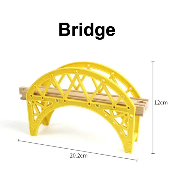Wooden Train Track Accessories for Railway Fun - Image 37