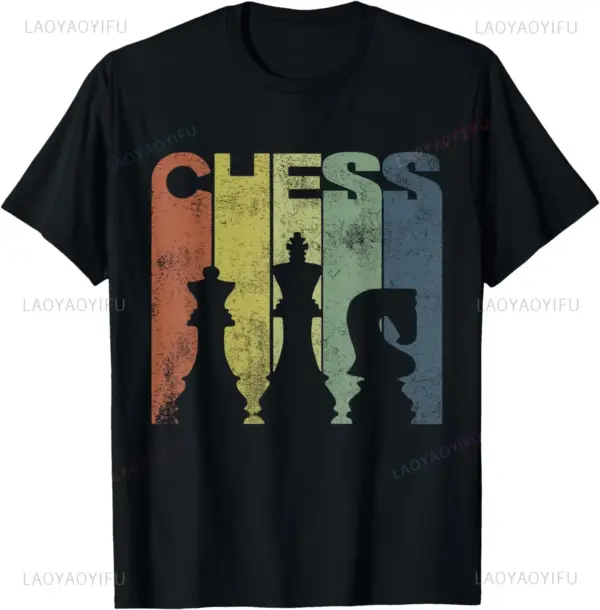 Vintage Chess Player Unisex T-Shirt