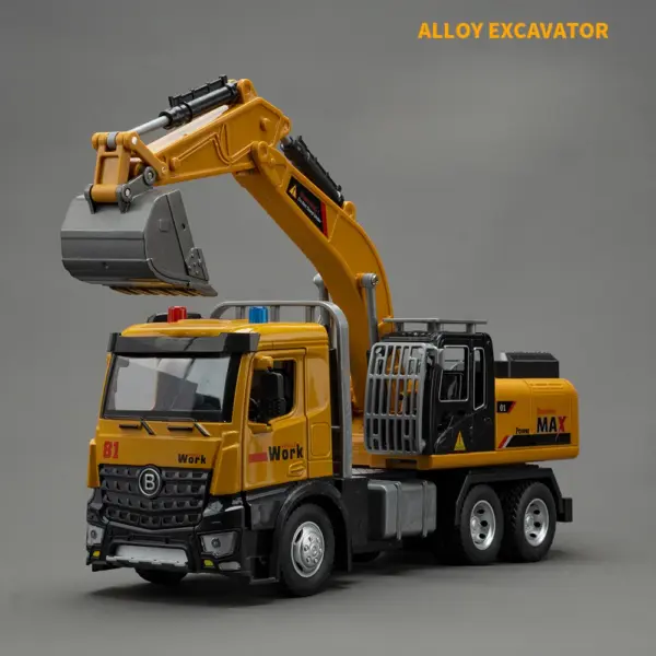 Big Alloy Engineering Diecast Vehicles Set for Kids - Image 10