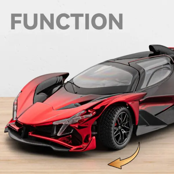 1/24 Scale Alloy Apollo EVO Super Car Model - Image 5