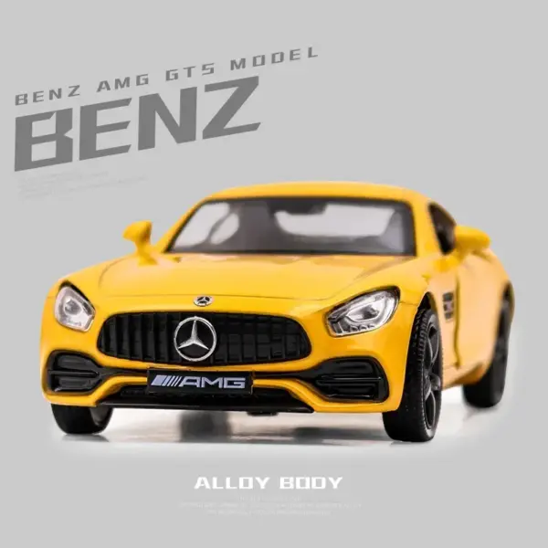 Mercedes Benz AMG GTS Diecast Model Car 1:36 - Image 3