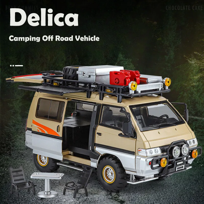 1/24 Mitsubishi Delica Alloy Off-road Model Car 2 1/24 Mitsubishi Delica Alloy Off-road Model Car - Image 2
