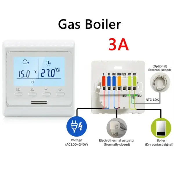 WiFi Programmable Thermostat for Underfloor Heating - Image 9