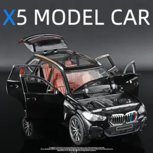 1:24 BMW X5 Diecast Model SUV with Lights 17 S695b8d4facbf4fcfac29bb5dd57dad10M