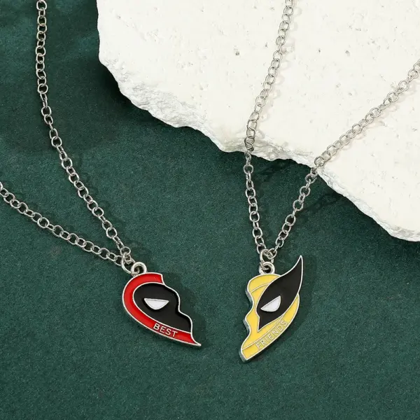 Deadpool & Wolverine Pendant Necklace Set - Image 2
